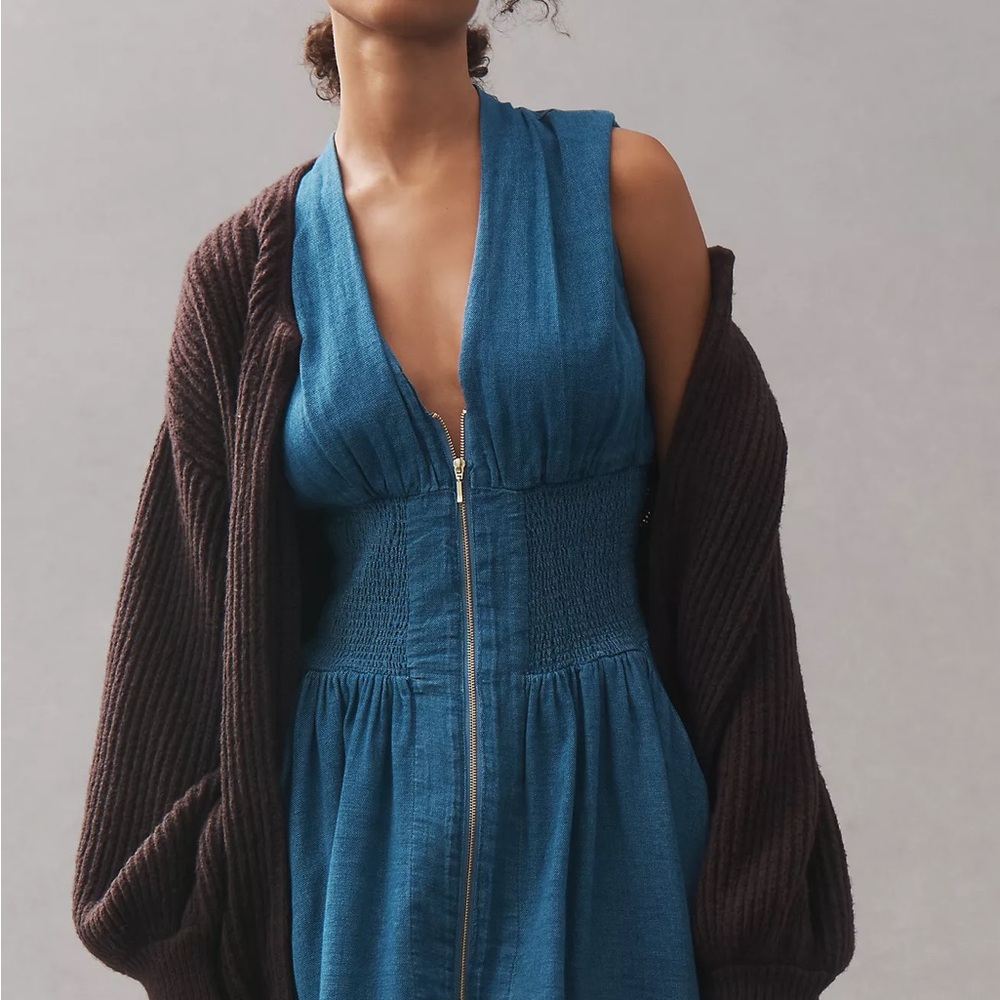 NWOT Anthropologie cap sleeve mini Dress